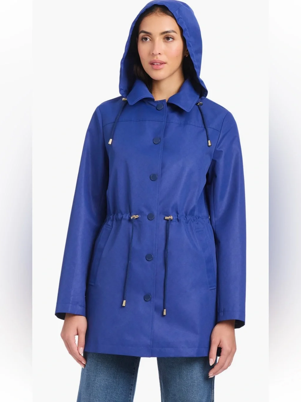 ‼️NEW Kate Spade Blue Magic Print Hooded Rain Jacket